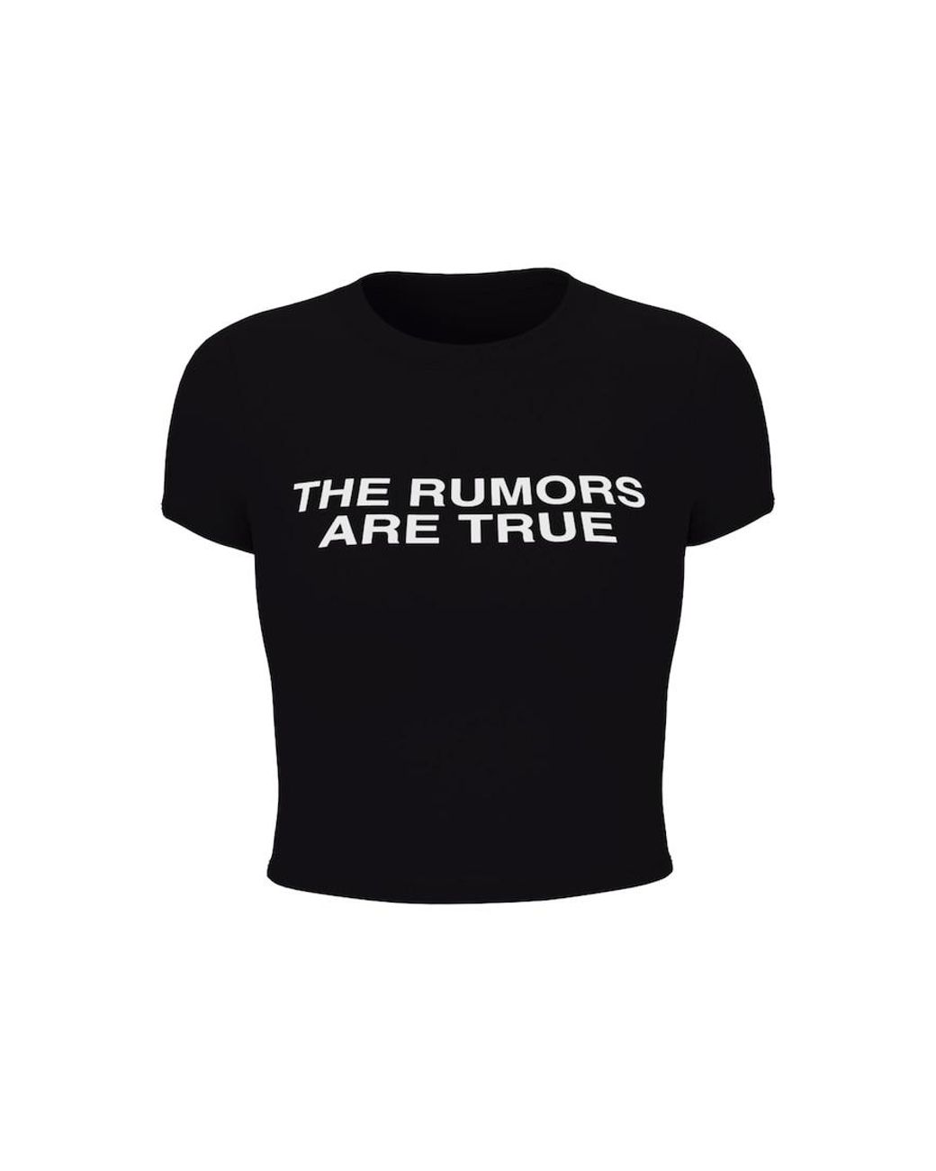 Garage Black Supersoft Cropped Crewneck T-Shirt