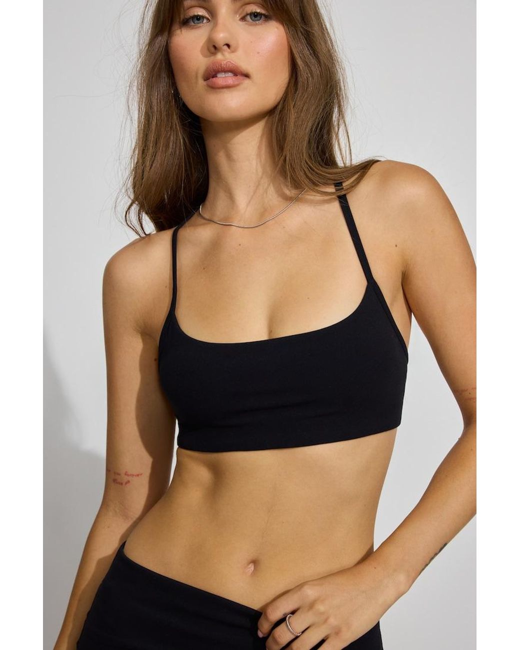 Garage Black Active Y-Back Bralette