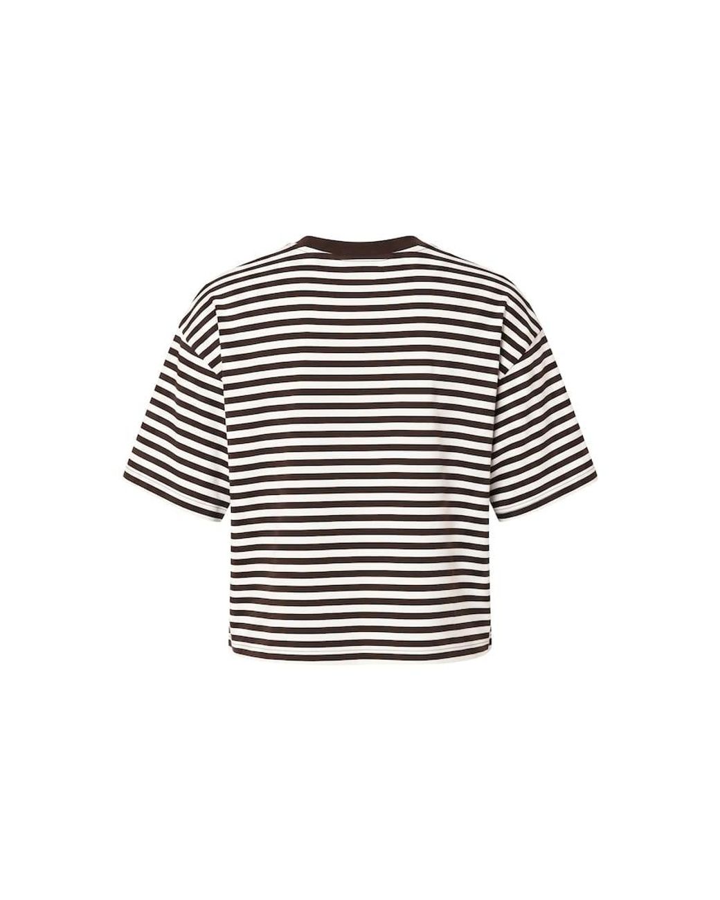 Garage Brown Fluid Crewneck T-Shirt