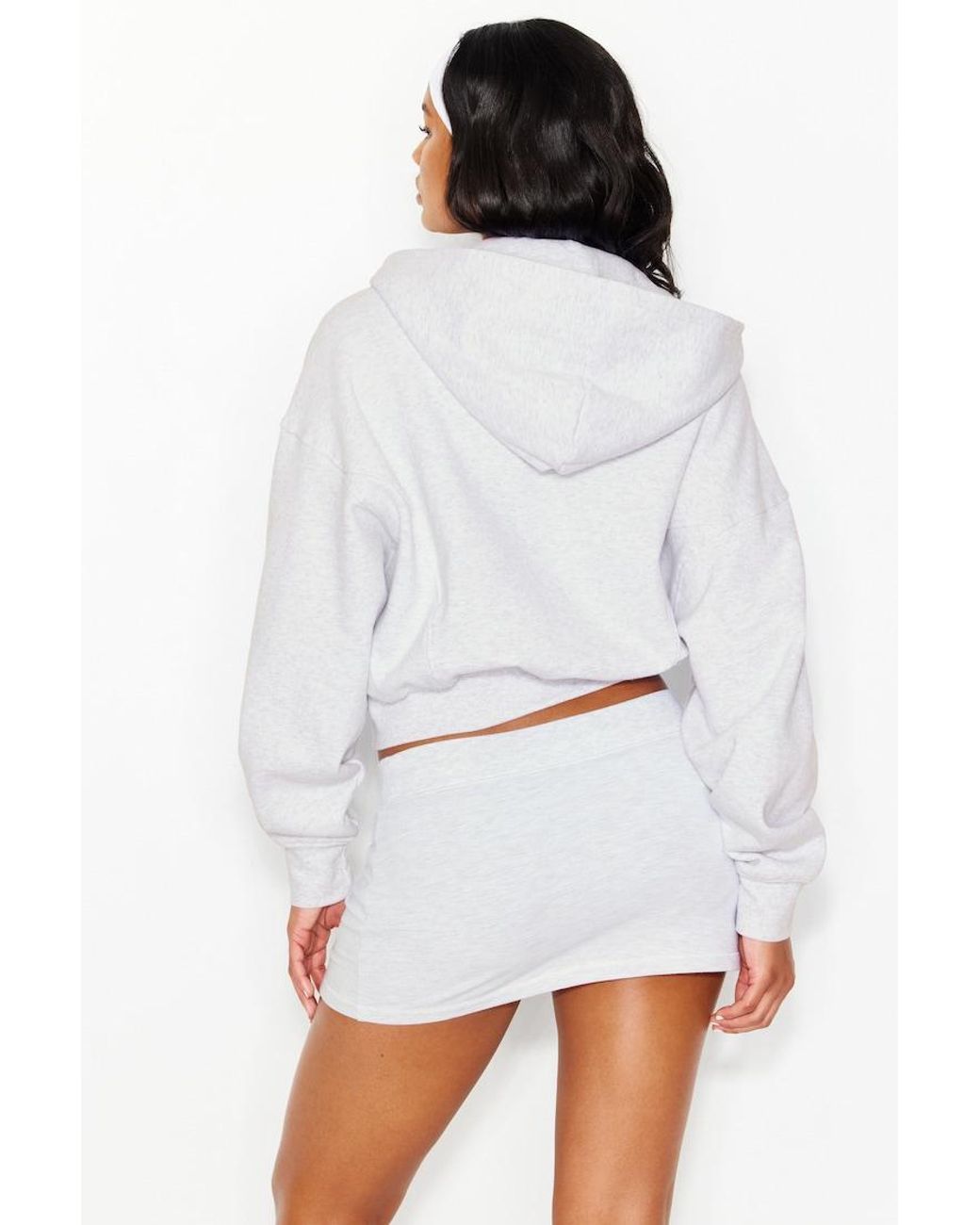 Garage White Ultrafleece Cocoon Zip Hoodie