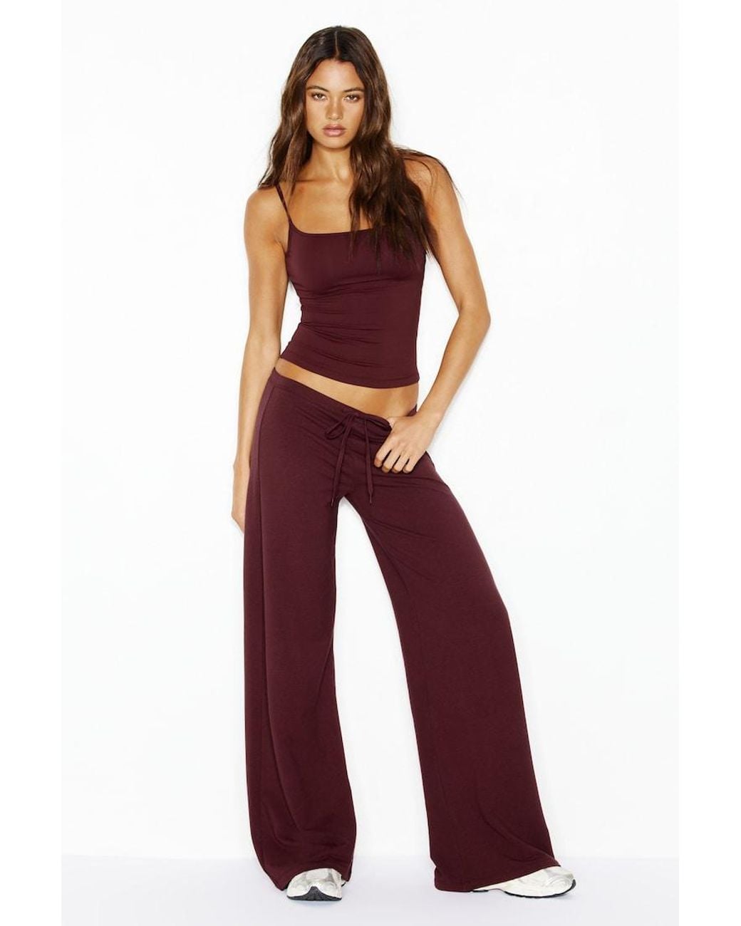 Garage Purple Sleek Scoop Cami Top