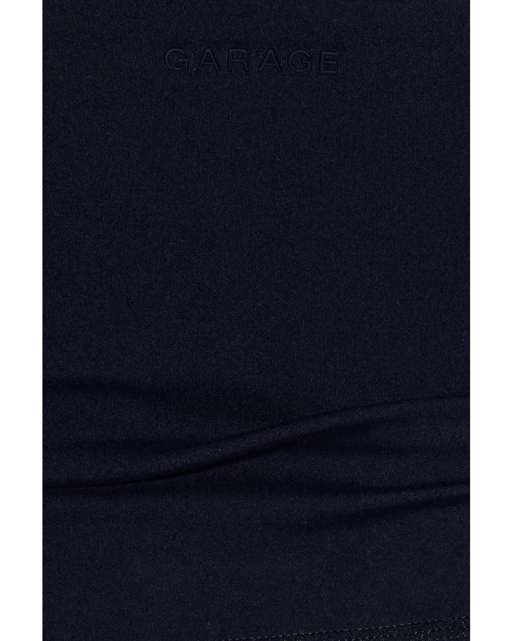 Garage Black Active Plunge Cami Top