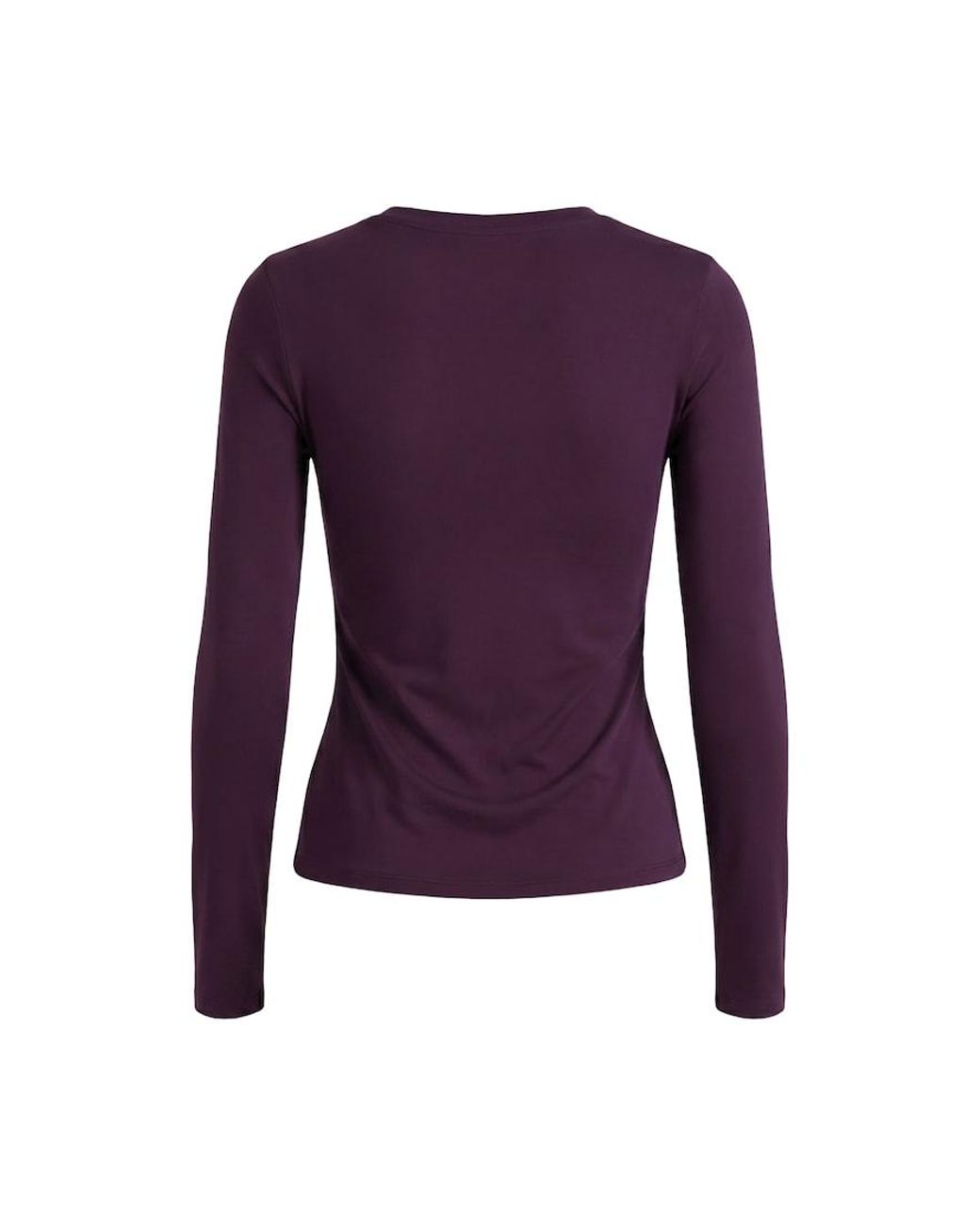 Garage Purple Sleek Crewneck Longsleeve Top