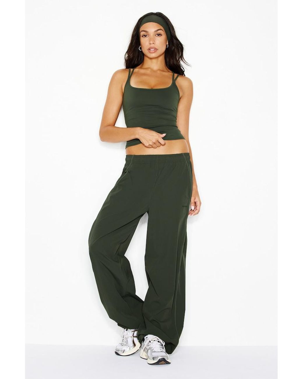 Garage Green Active Double Strap Cami Top