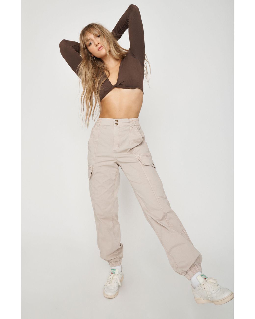 Garage Cotton Brianna Bubble Pant | Lyst