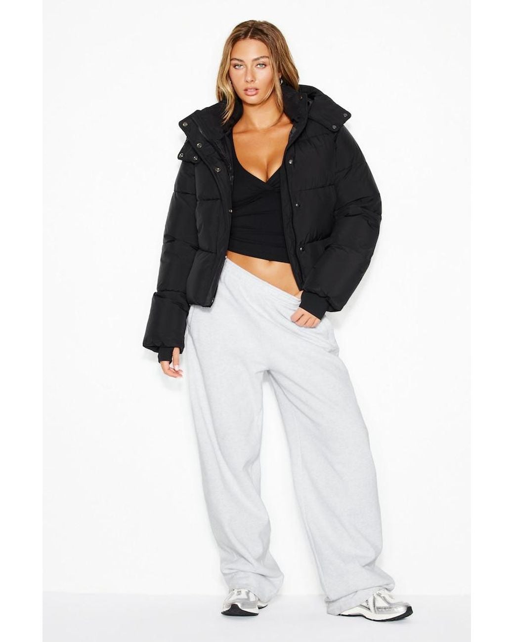 Garage Black Perfect Puff Jacket