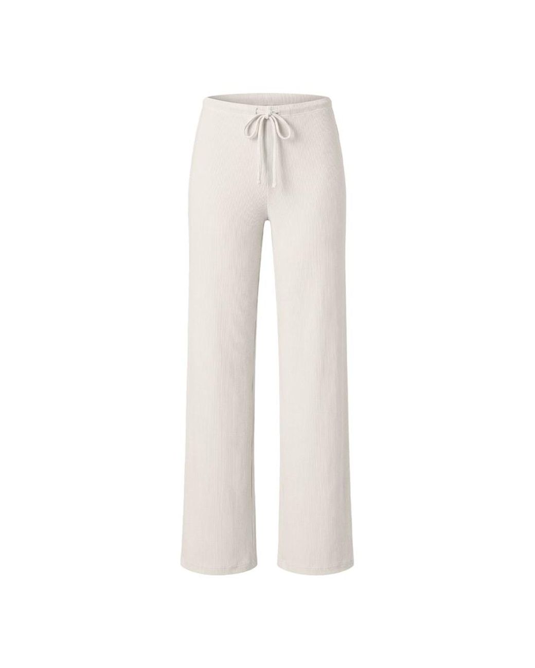Garage White Waffle Pants