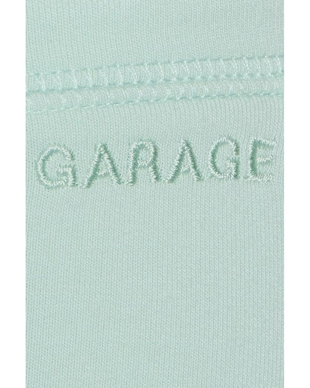 Garage Blue Stretchterry Wide Leg Pants