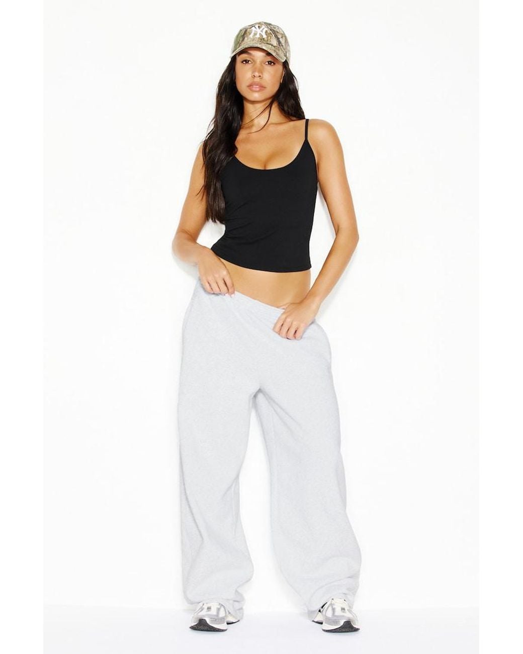 Garage Black Sleek High Point Cami Top