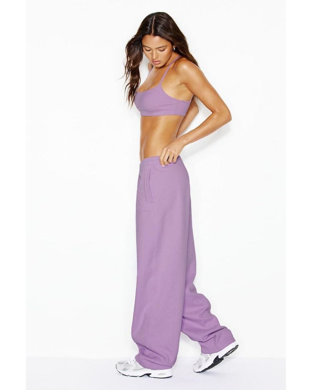 Garage Purple Ultrafleece Barrel Leg Sweatpants
