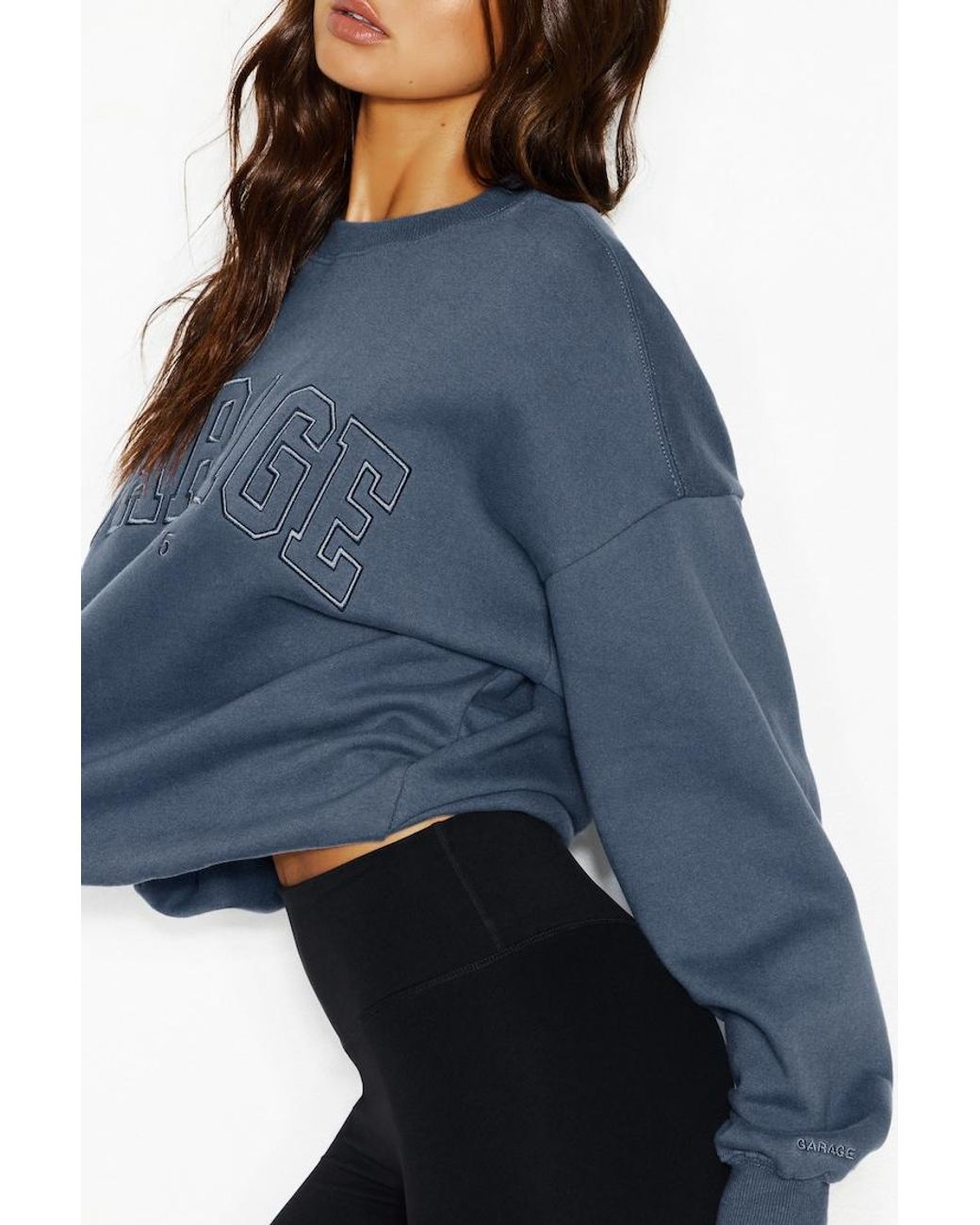 Garage Blue Ultrafleece Crewneck Sweatshirt