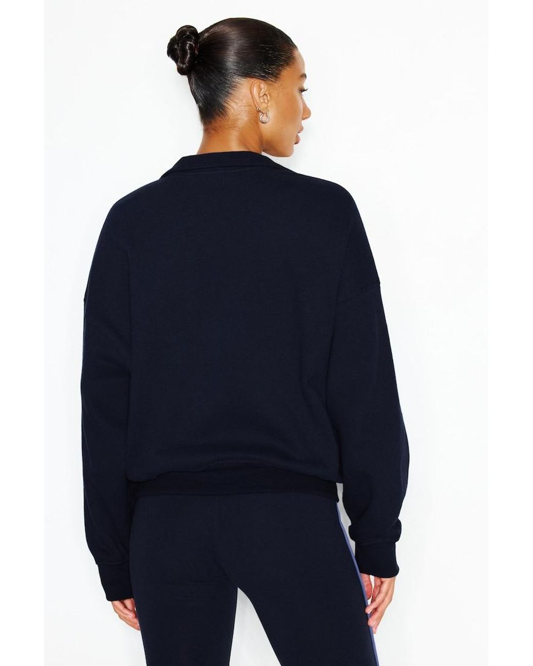 Garage Blue Ultrafleece Half Zip Sweatshirt