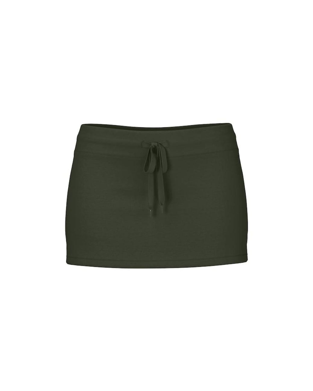Garage Green Stretchterry Micro Skort