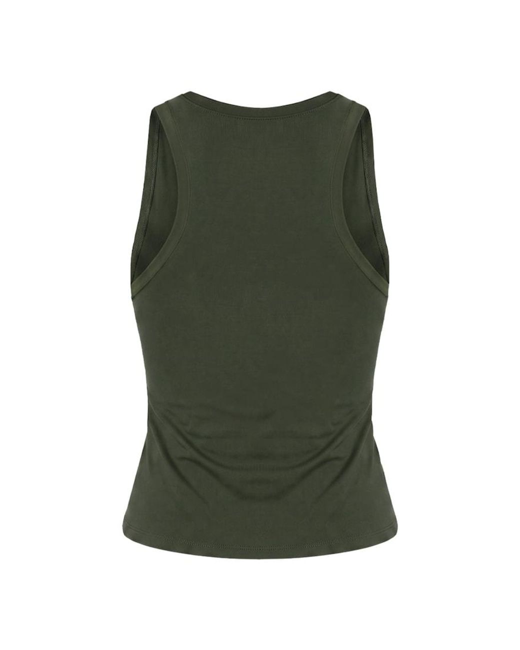 Garage Green Sleek Scoop Tank Top