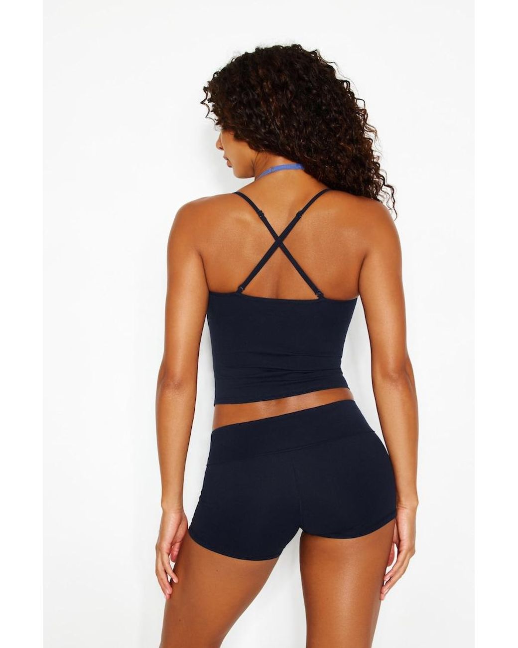 Garage Blue Active Layered Tank Top