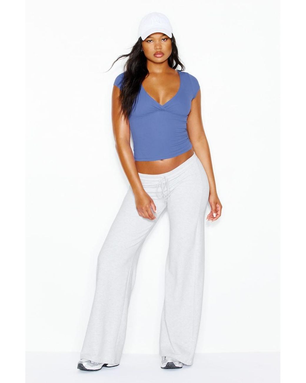 Garage Blue Sleek Crossover T-Shirt