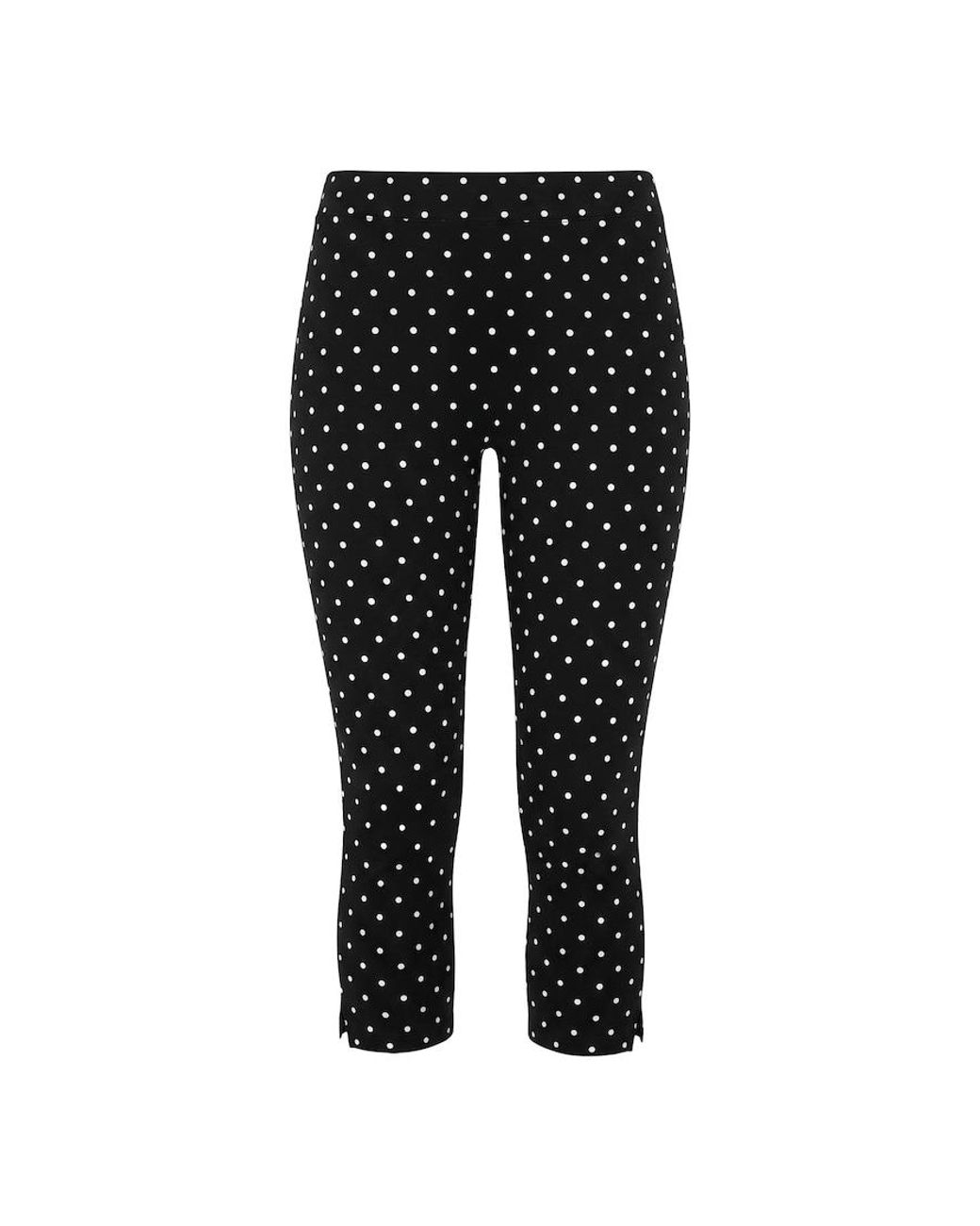 Garage Black Stretchterry Capri Pants
