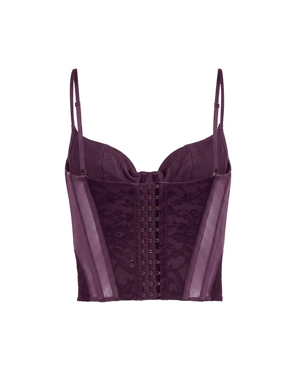 Garage Purple Tate Sweetheart Lace Corset