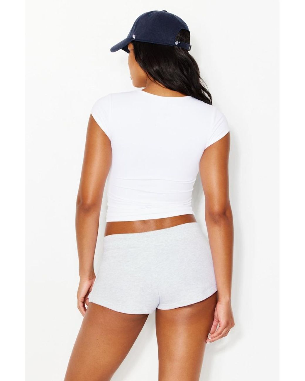 Garage White Sleek Crewneck T-Shirt