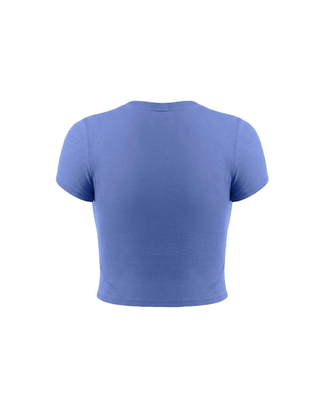 Garage Blue Supersoft Cropped Crewneck T-Shirt