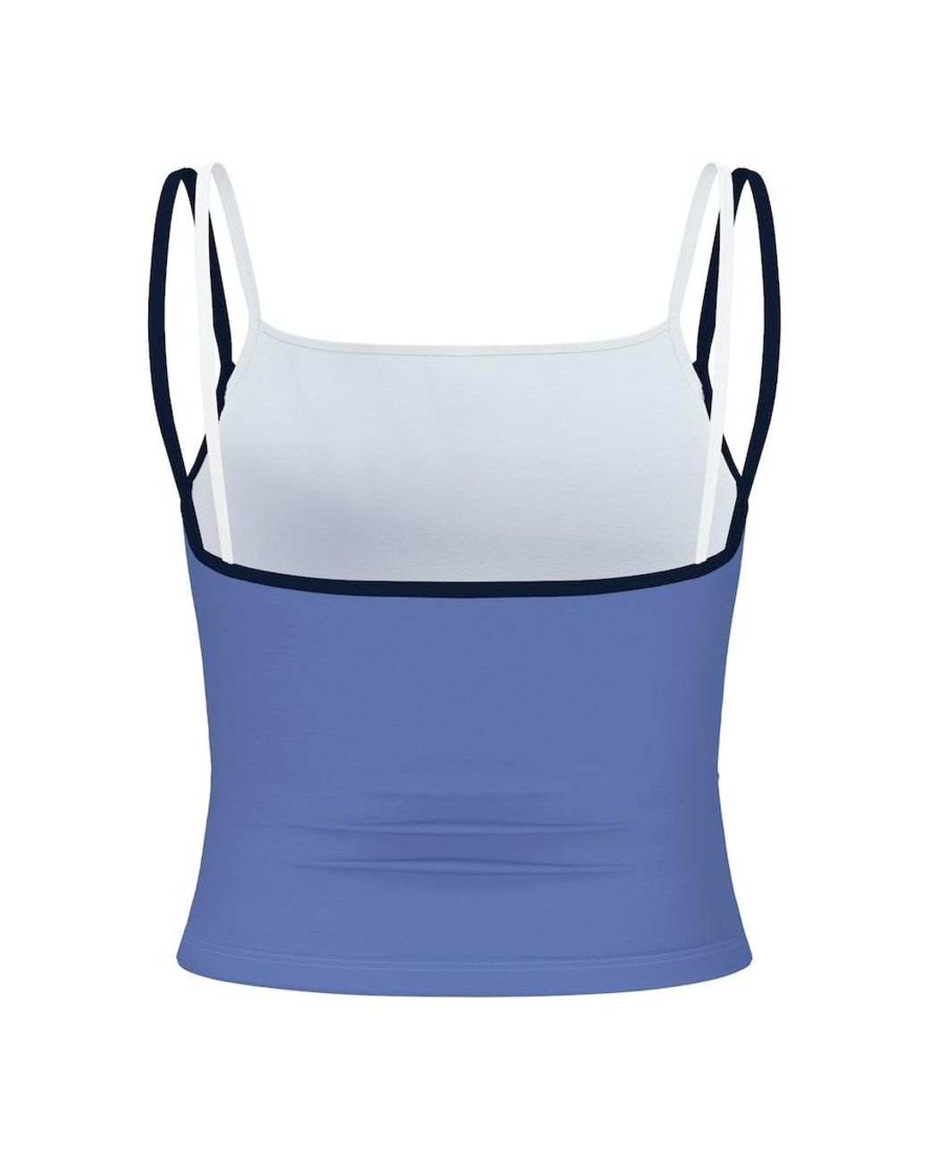 Garage Blue Sleek Double Layer Cami Top