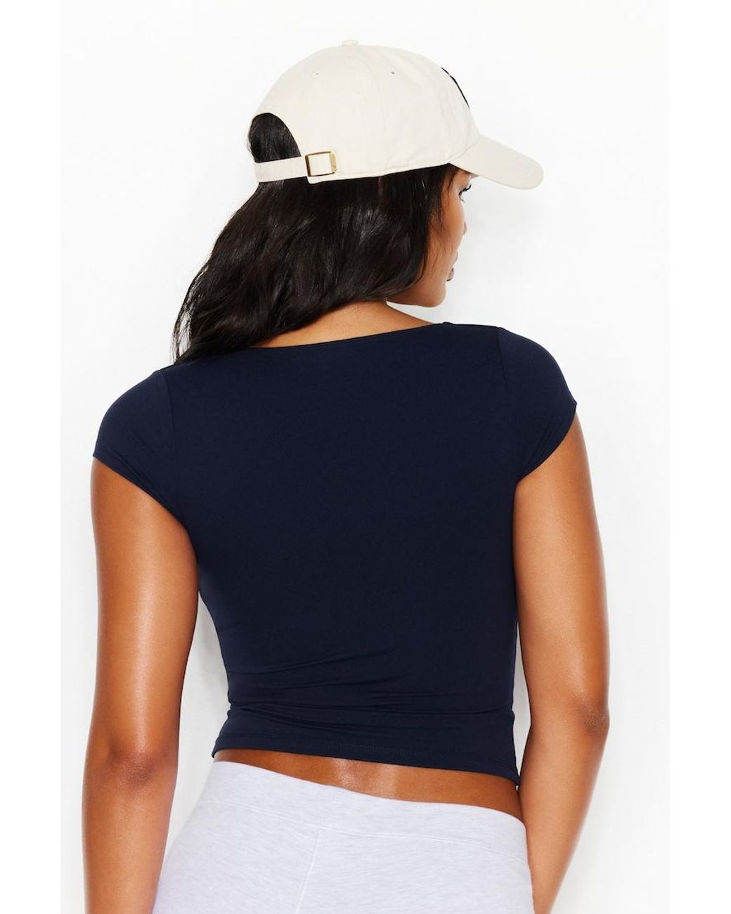 Garage Blue Sleek Crossover T-Shirt