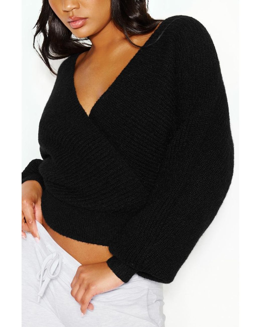 Garage Black Wrapped Up Sweater