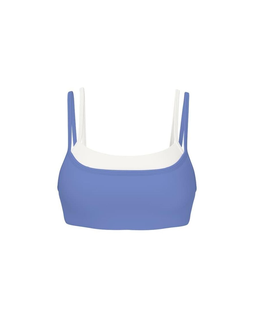 Garage Blue Active Double Layer Bra
