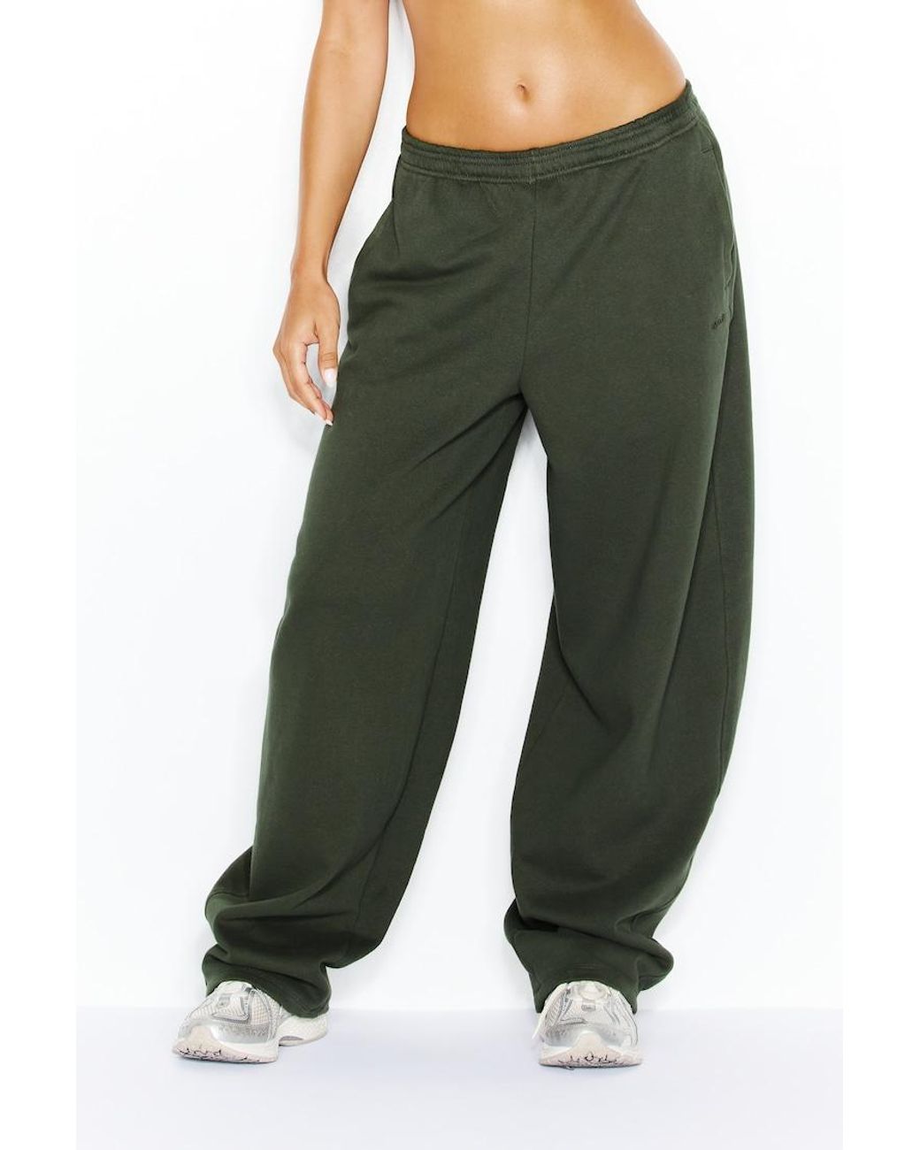 Garage Green Ultrafleece Barrel Leg Sweatpants