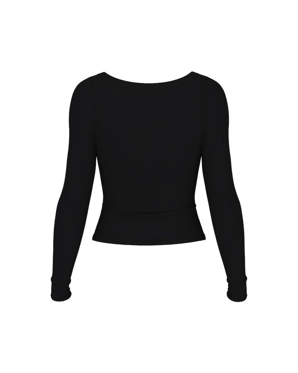 Garage Black Snatchrib Crossover Longsleeve Top