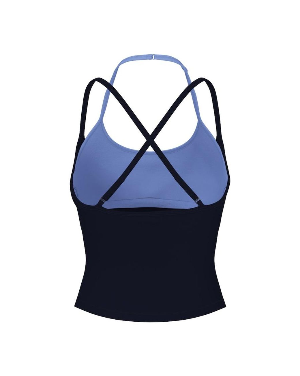 Garage Blue Active Layered Tank Top