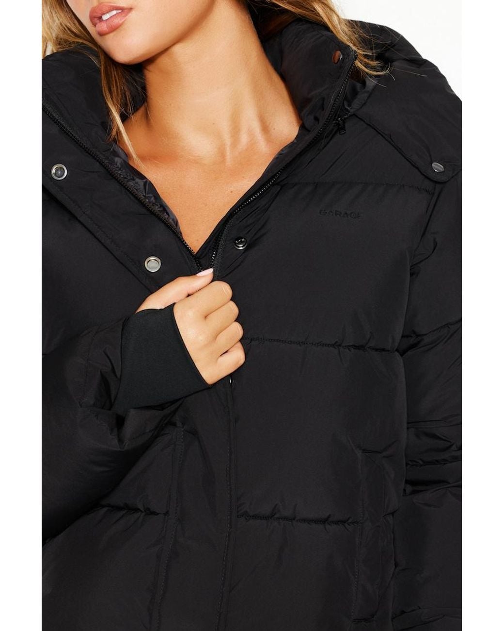 Garage Black Perfect Puff Jacket