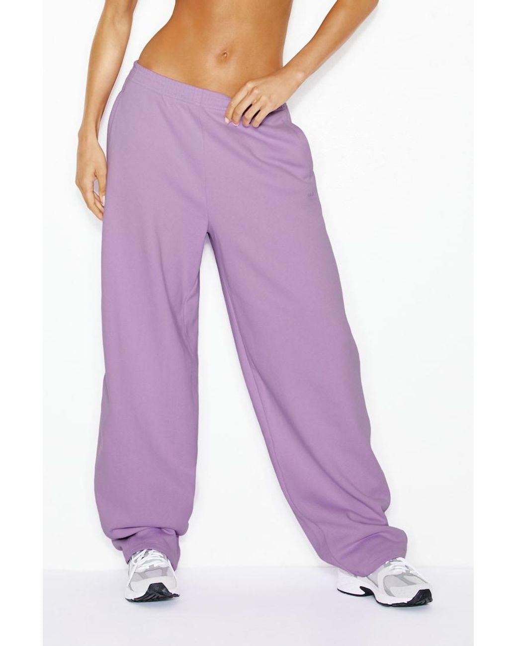 Garage Purple Ultrafleece Barrel Leg Sweatpants