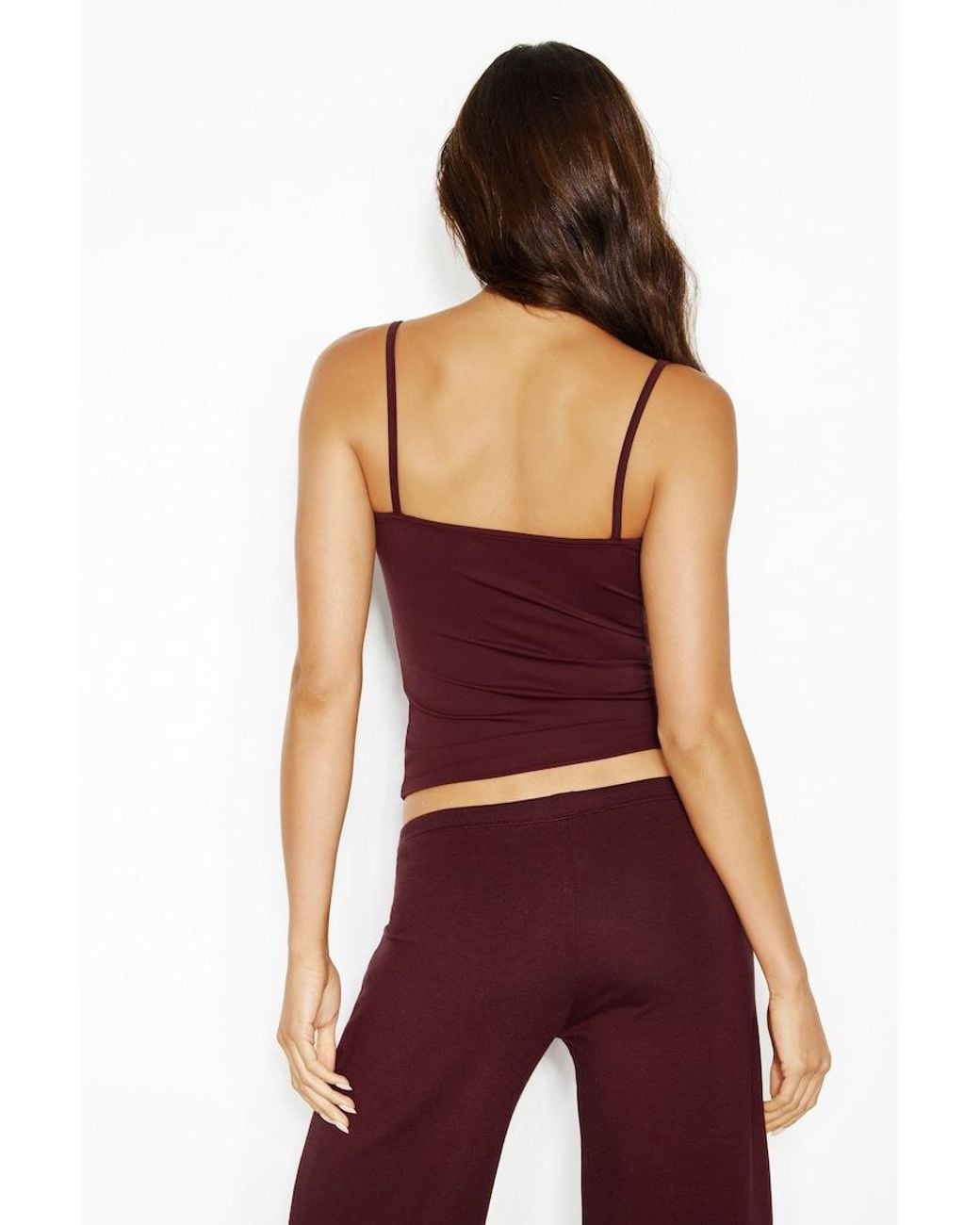 Garage Purple Sleek Scoop Cami Top