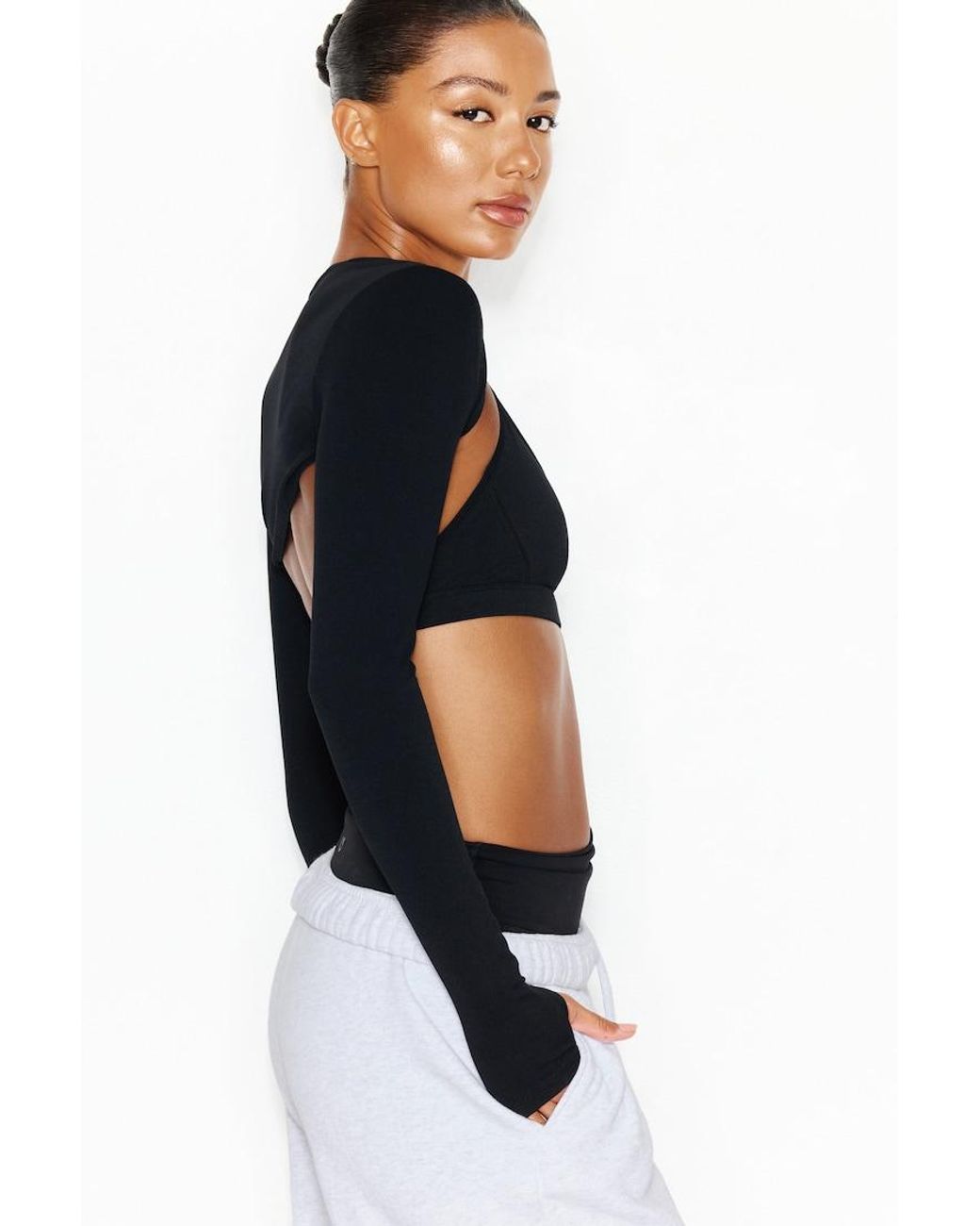 Garage White Active Shrug