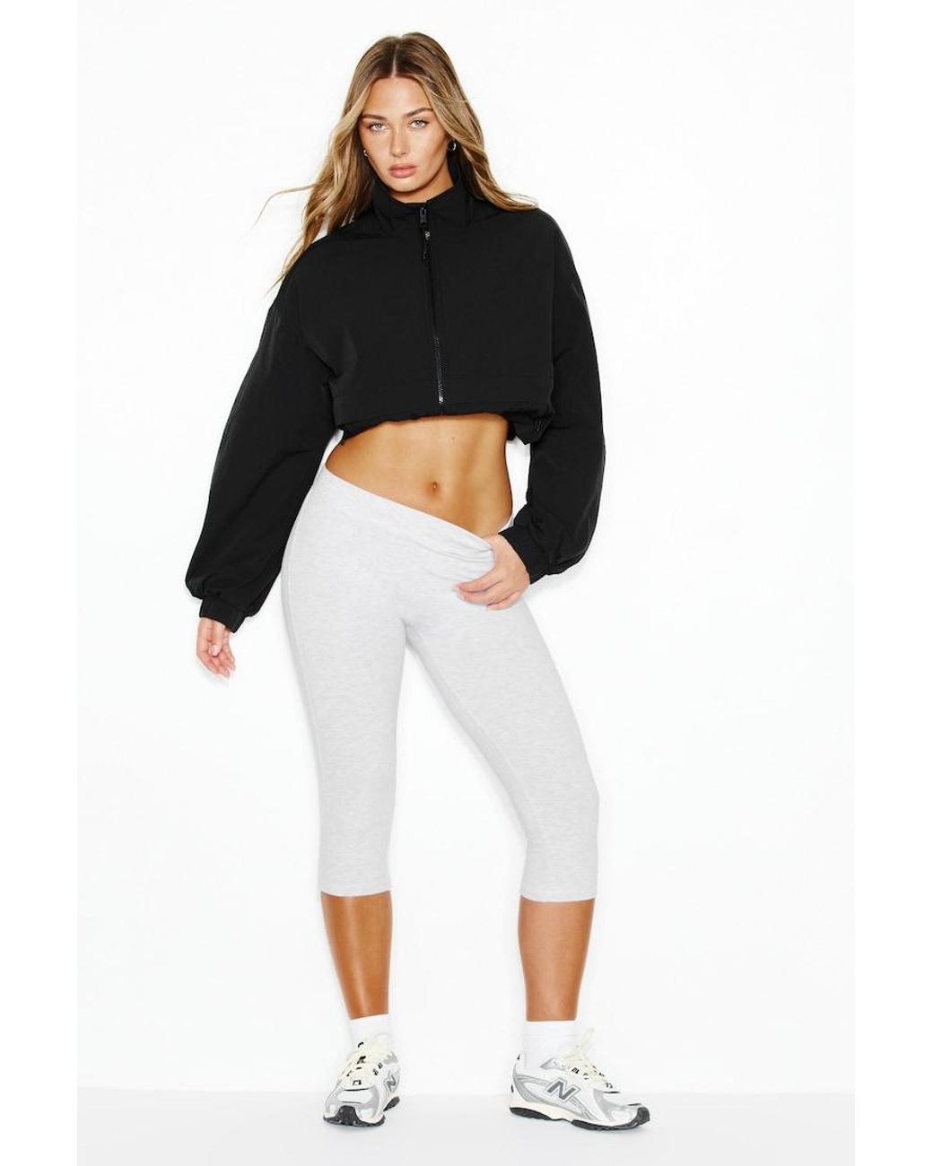 Garage Black Long Water Repellent Windbreaker