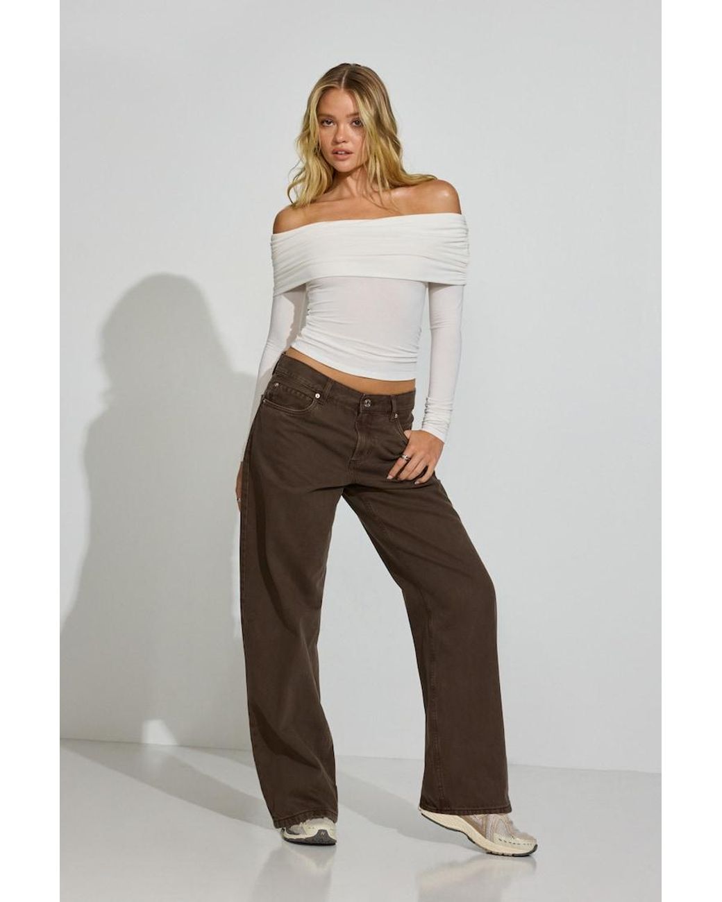 Garage Multicolor Low Rise Baggy Pants
