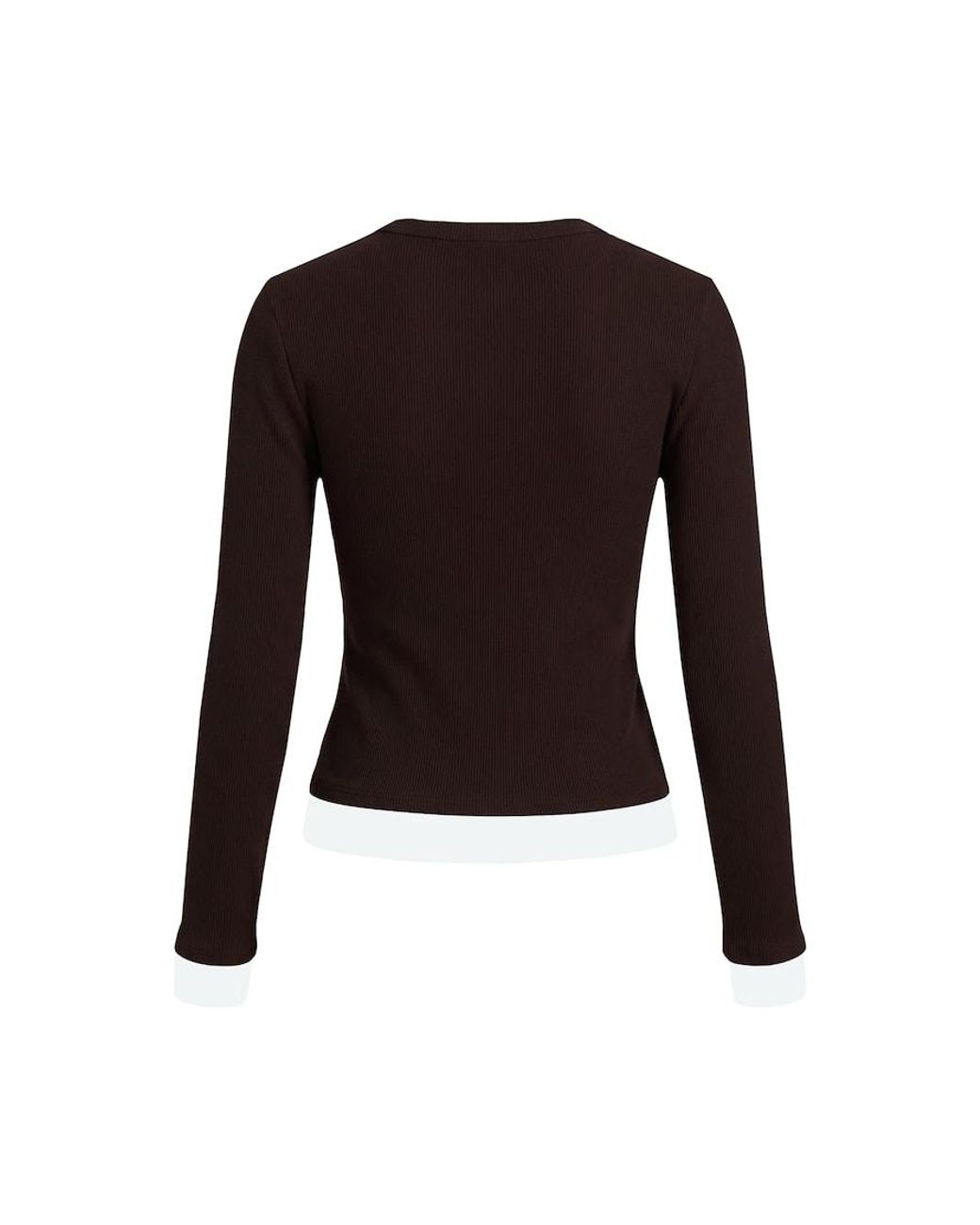 Garage Black Snatchrib Double Layer Longsleeve Top