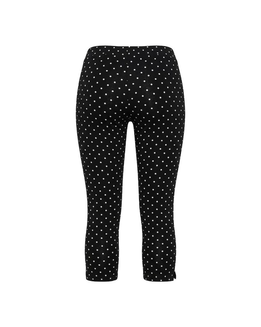 Garage Black Stretchterry Capri Pants