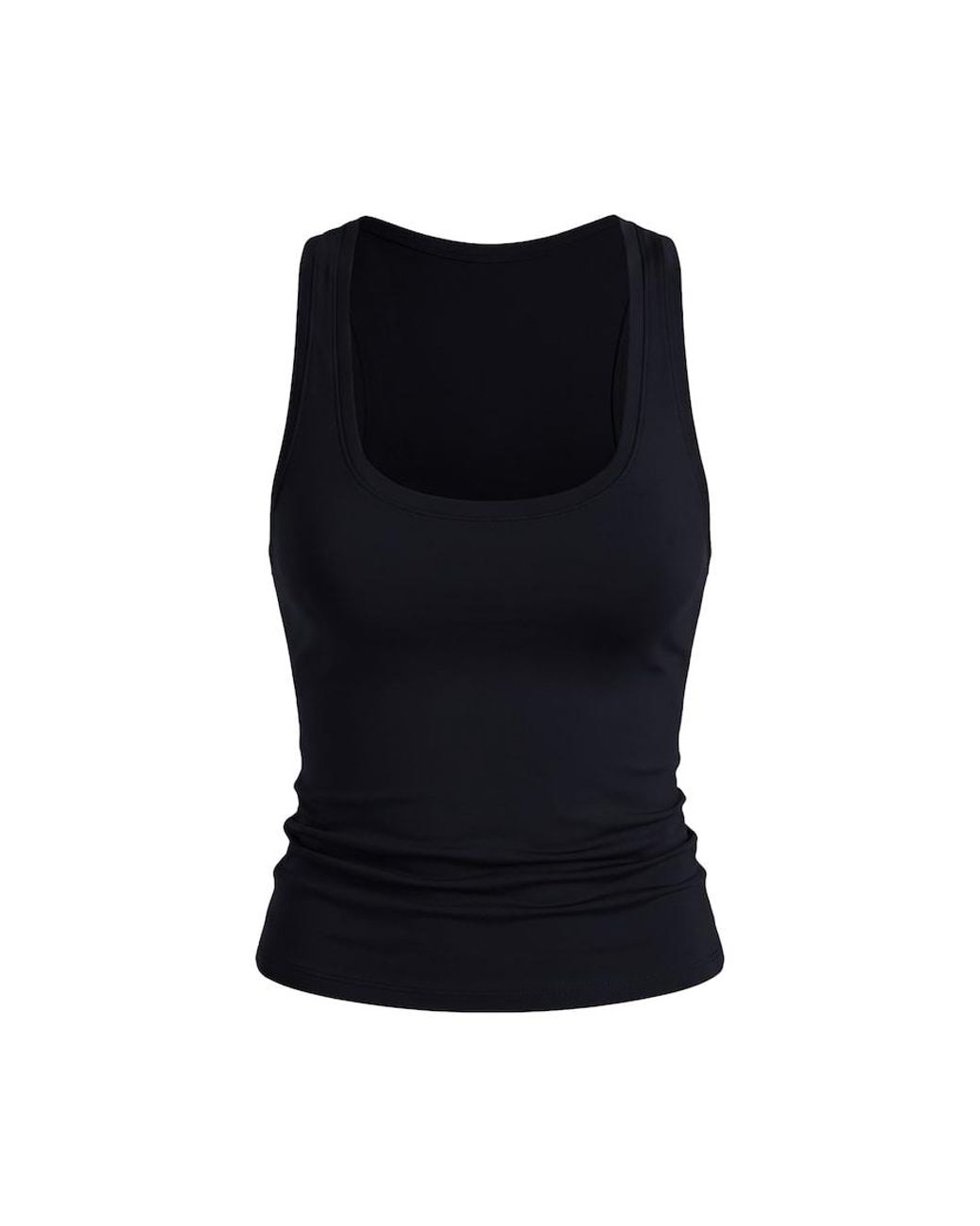 Garage Black Sleek Scoop Tank Top