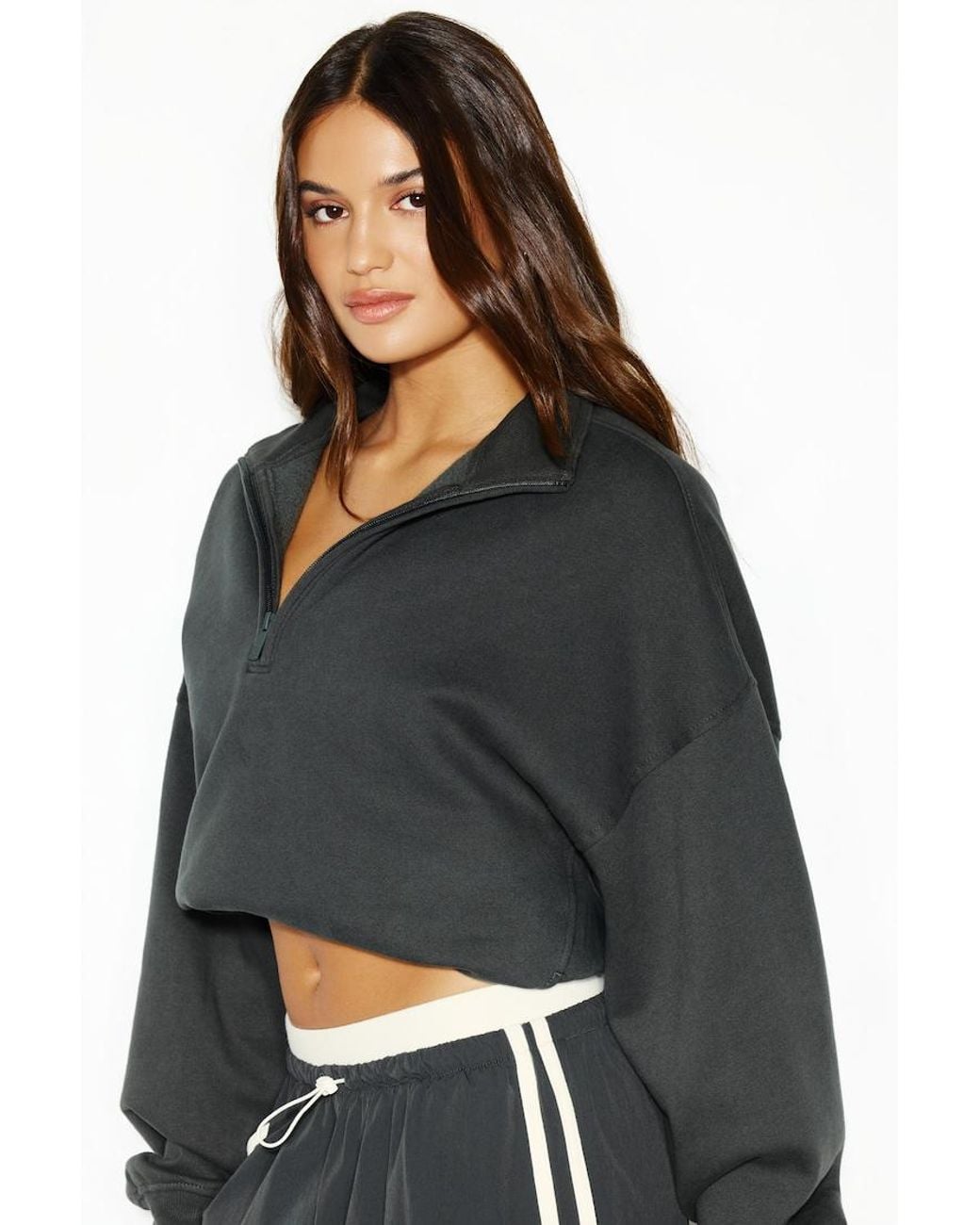 Garage Black Ultrafleece Half Zip Sweatshirt