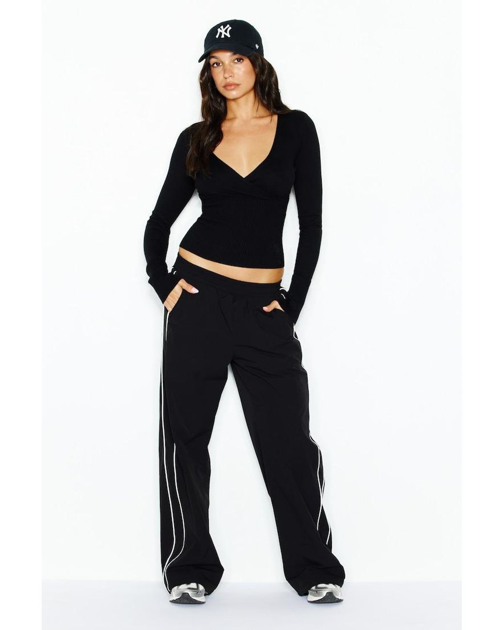 Garage Black Wrap Me Sweater