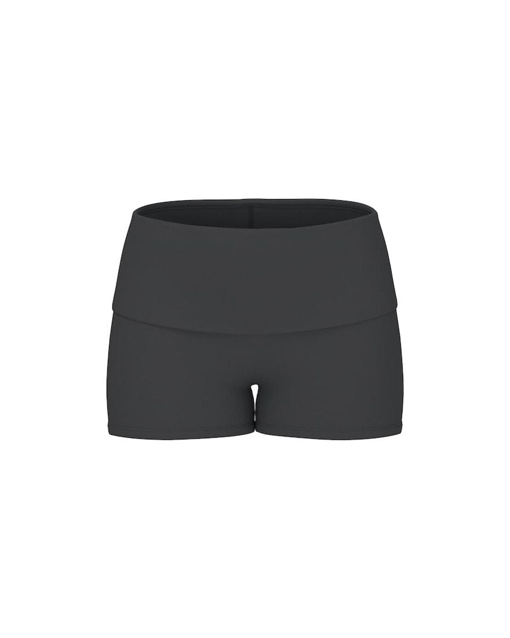 Garage Black Active Foldover Booty Shorts