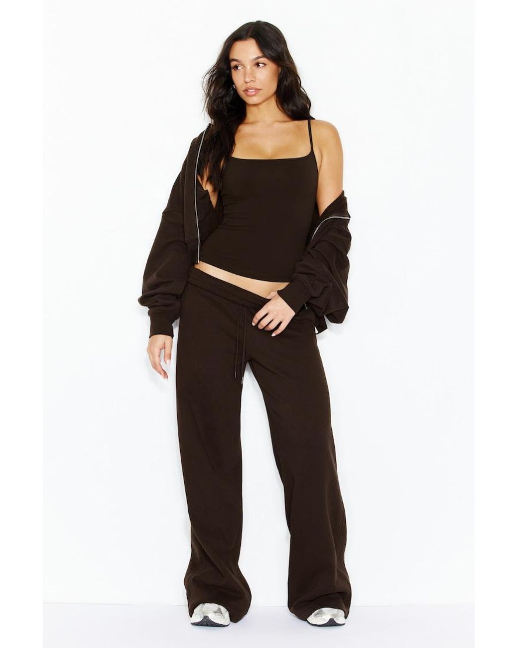 Garage Brown Sleek Scoop Cami Top