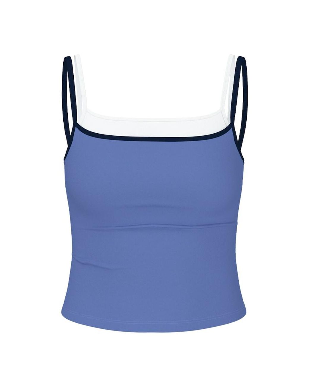 Garage Blue Sleek Double Layer Cami Top