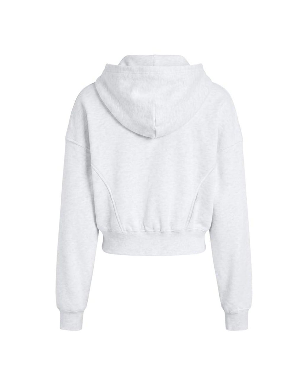 Garage White Ultrafleece Cocoon Zip Hoodie
