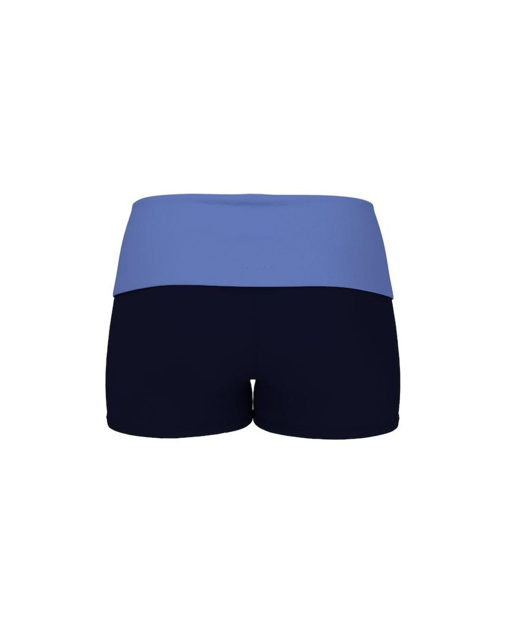 Garage Blue Active Foldover Booty Shorts