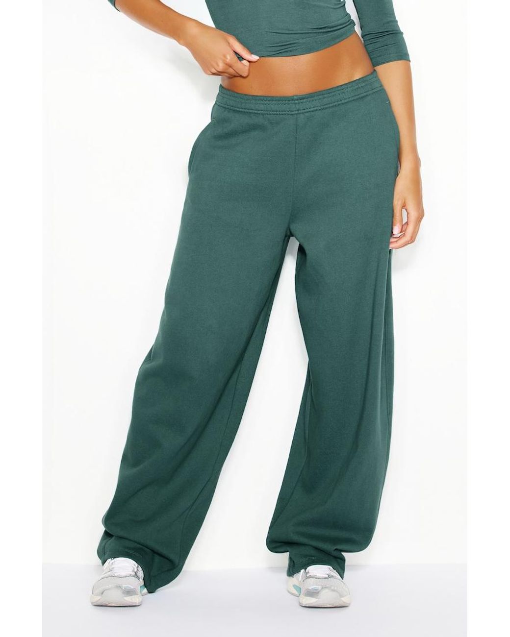 Garage Green Ultrafleece Barrel Leg Sweatpants