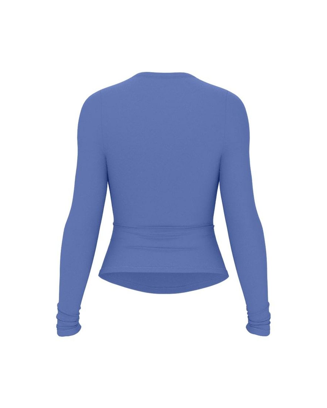 Garage Blue Sleek Crewneck Longsleeve Top