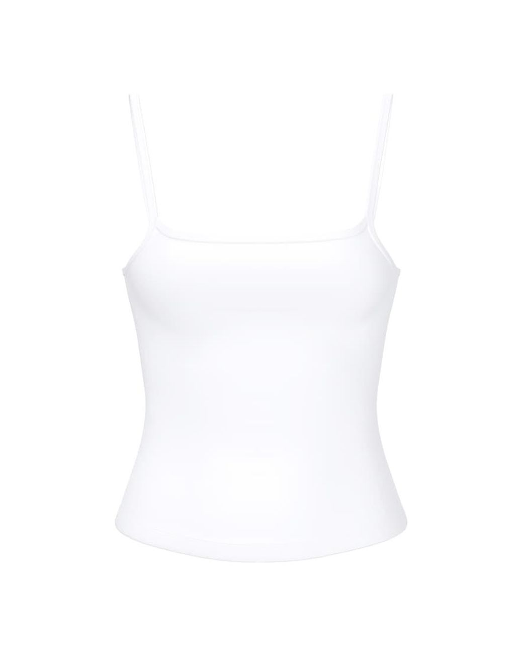 Garage White Sleek Scoop Cami Top